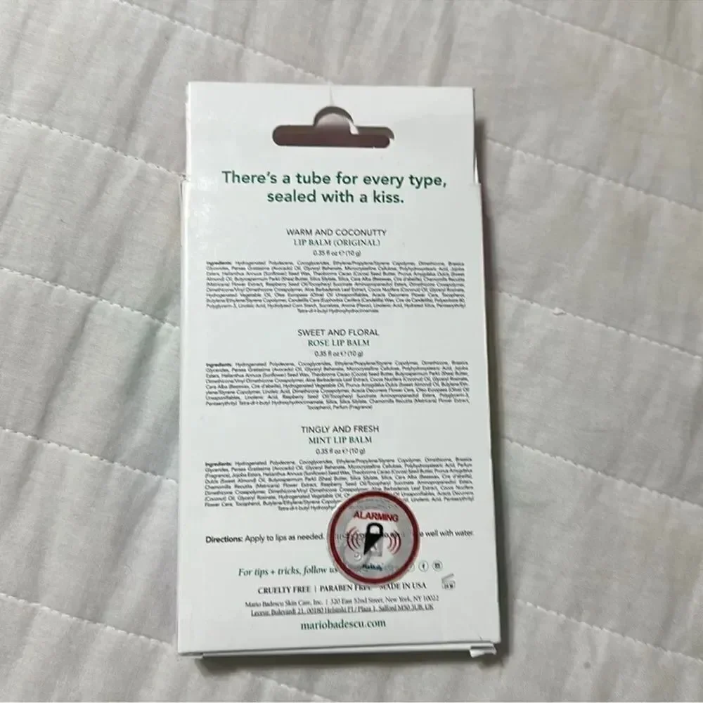 MARIO BADESCU Lip Balm Trio Original Rose Mint